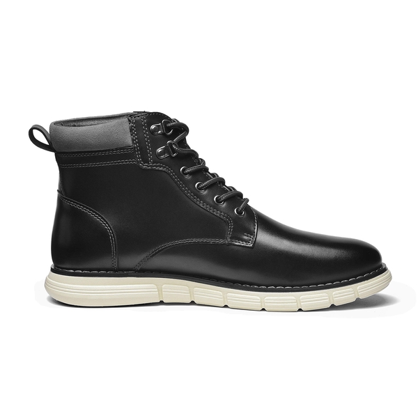 Men's Vegan Leather Chukka Boots - BLACK - 2